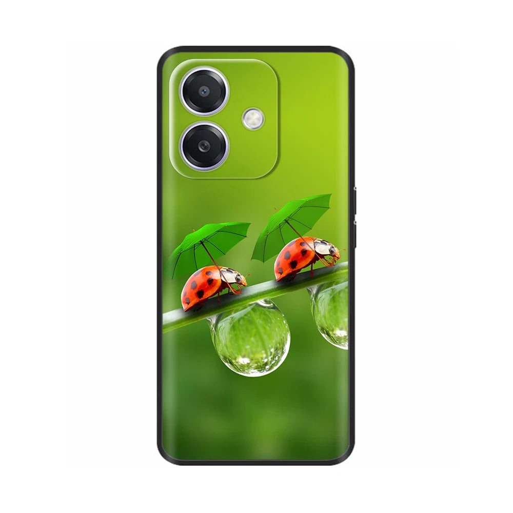 For Oppo A3 A3X 4G 5G Case Luxury TPU Soft Silicone Phone Cases for OPPOA3X OPPOA3 Protective Shell Back Cover Lovely Funda Para