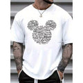 Men's Pure Cotton Crew Neck Casual Printed T-Shirt