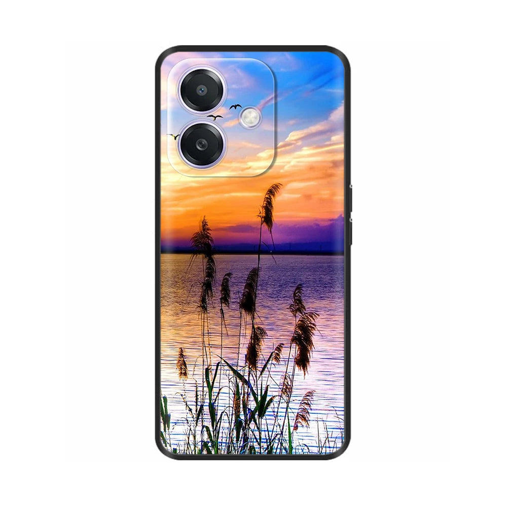 For Oppo A3 A3X 4G 5G Case Luxury TPU Soft Silicone Phone Cases for OPPOA3X OPPOA3 Protective Shell Back Cover Lovely Funda Para