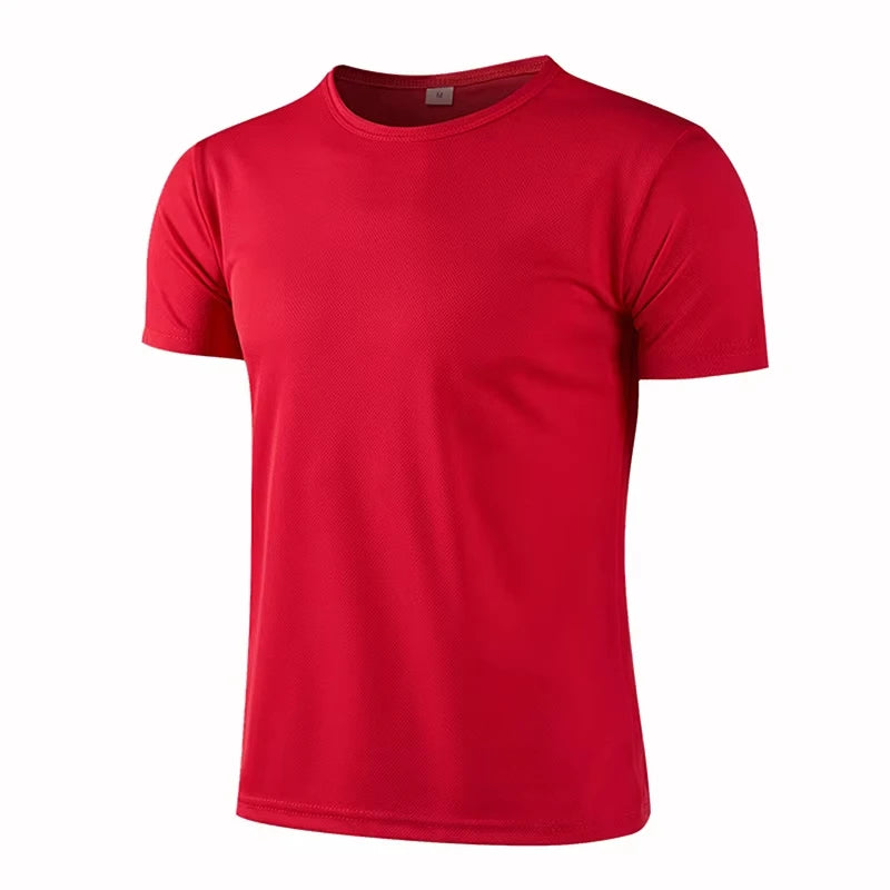 Multicolor Quick Dry Short Sleeve Sport T Shirt Gym Jerseys Fitness Tee Shirt Running T-Shirt Men's Breathable Sportswear Tops