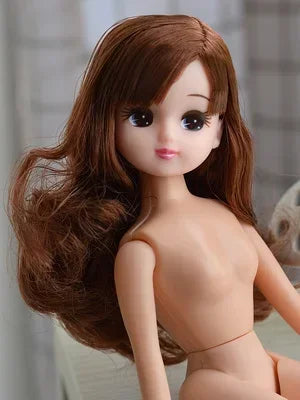new arrival  school Licca doll body with head girl toys with long hair