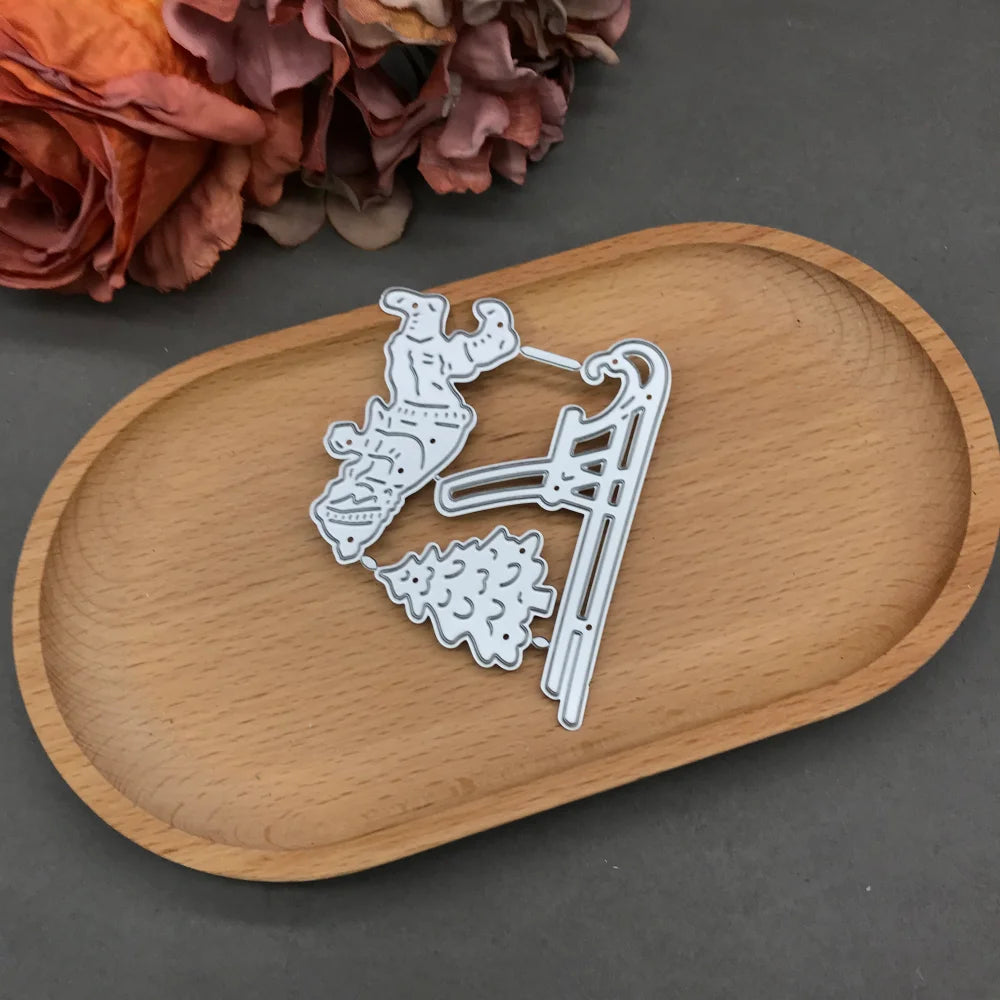 Christmas Trees Truck Metal Cutting Dies Stencils For DIY Scrapbooking Decorative Embossing Handcraft Die CutsTemplate