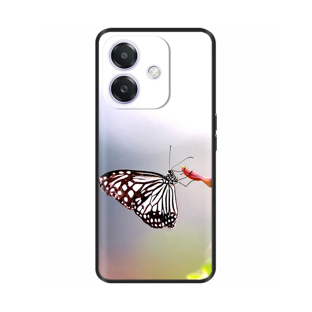 For Oppo A3 A3X 4G 5G Case Luxury TPU Soft Silicone Phone Cases for OPPOA3X OPPOA3 Protective Shell Back Cover Lovely Funda Para