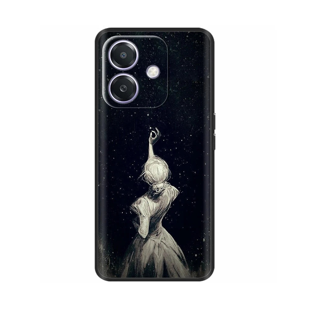 For Oppo A3 A3X 4G 5G Case Luxury TPU Soft Silicone Phone Cases for OPPOA3X OPPOA3 Protective Shell Back Cover Lovely Funda Para